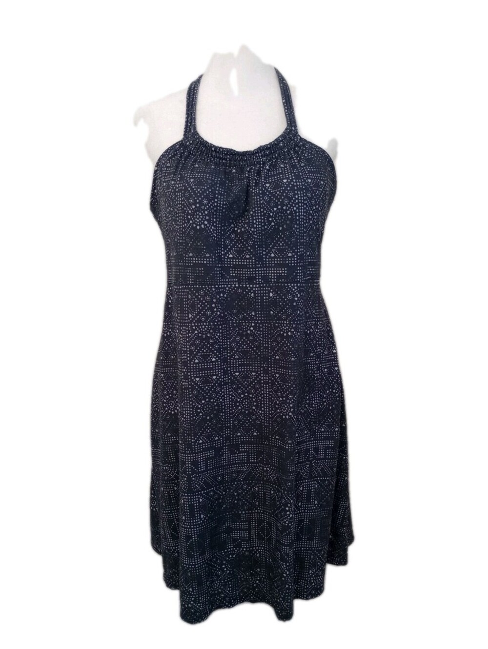 Prana Cali Halter Dress Racerback Built In Bra Athletic Tennis Sz L